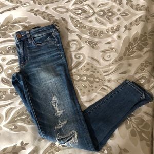 American Eagle Ripped Skinny Jeggings